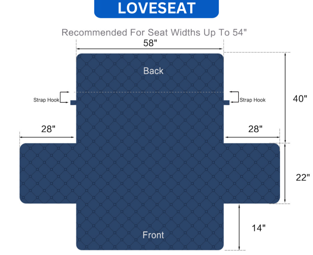 Couch Cover Furniture Protector With Side Pockets And Back Straps Reversible Colors Fall 2025 Pet Friendly