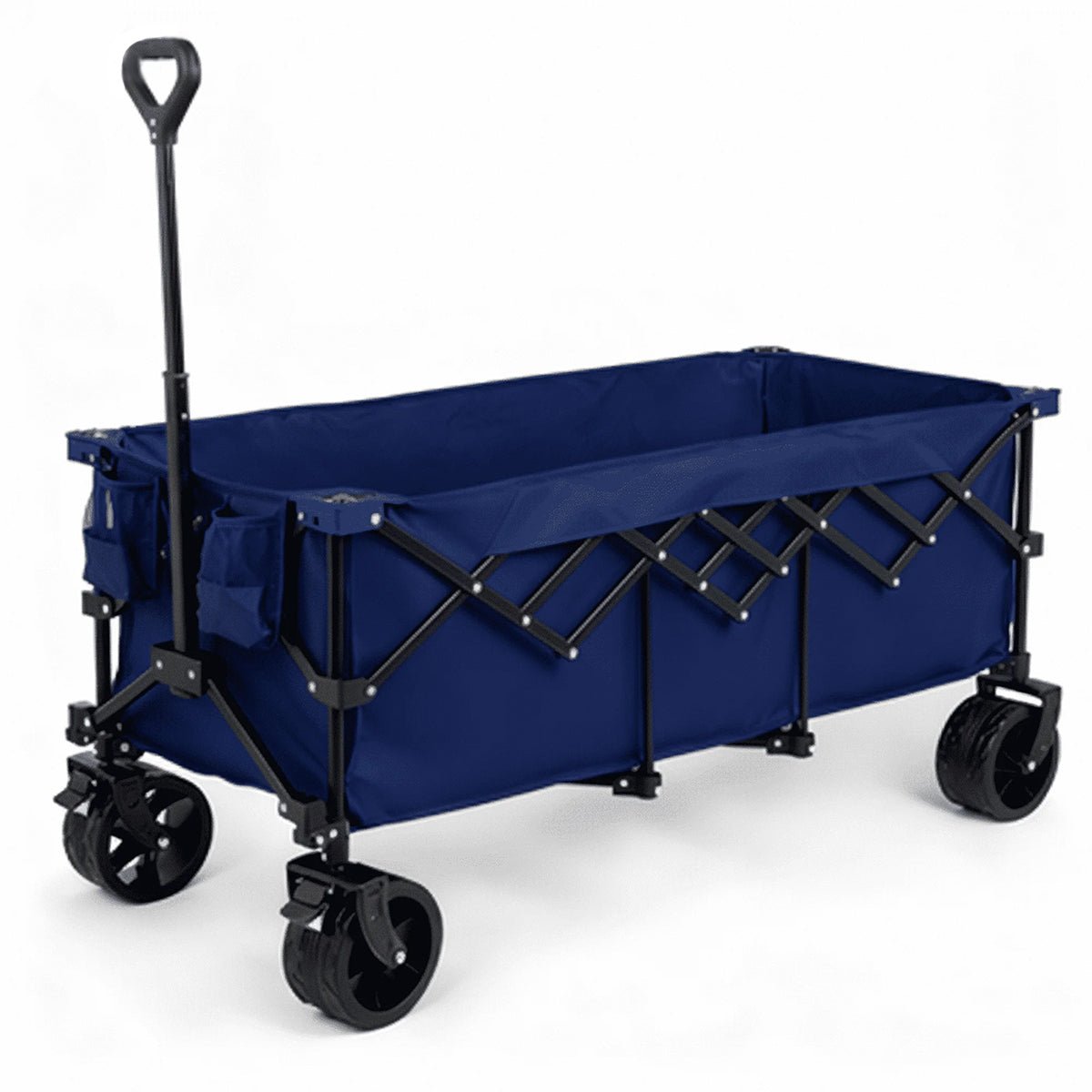 300L Heavy Duty Folding Utility Wagon Cart with All-Terrain Wheels
