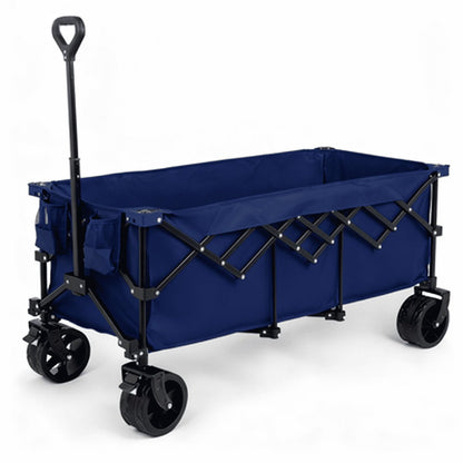 300L Heavy Duty Folding Utility Wagon Cart with All-Terrain Wheels