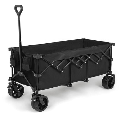 300L Heavy Duty Folding Utility Wagon Cart with All-Terrain Wheels