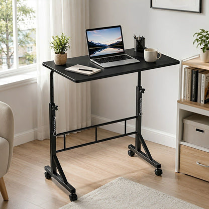 31.5" Adjustable Mobile Rolling Ergonomic Office Desk - Flare Shack