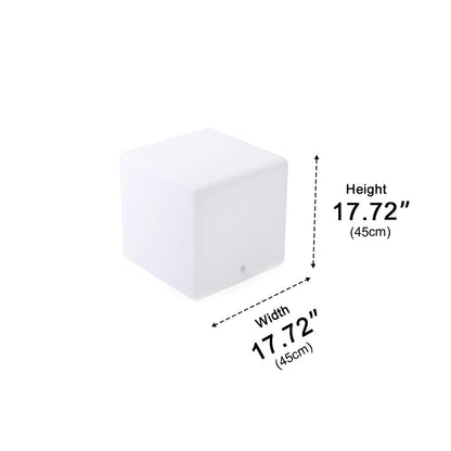 360 ° Modern Minimalist Cube Outdoor Floor Lamp
