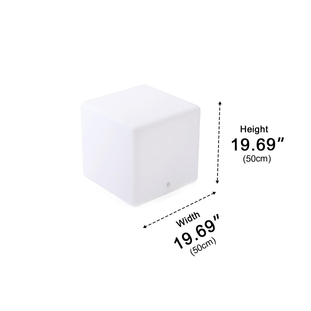 360 ° Modern Minimalist Cube Outdoor Floor Lamp