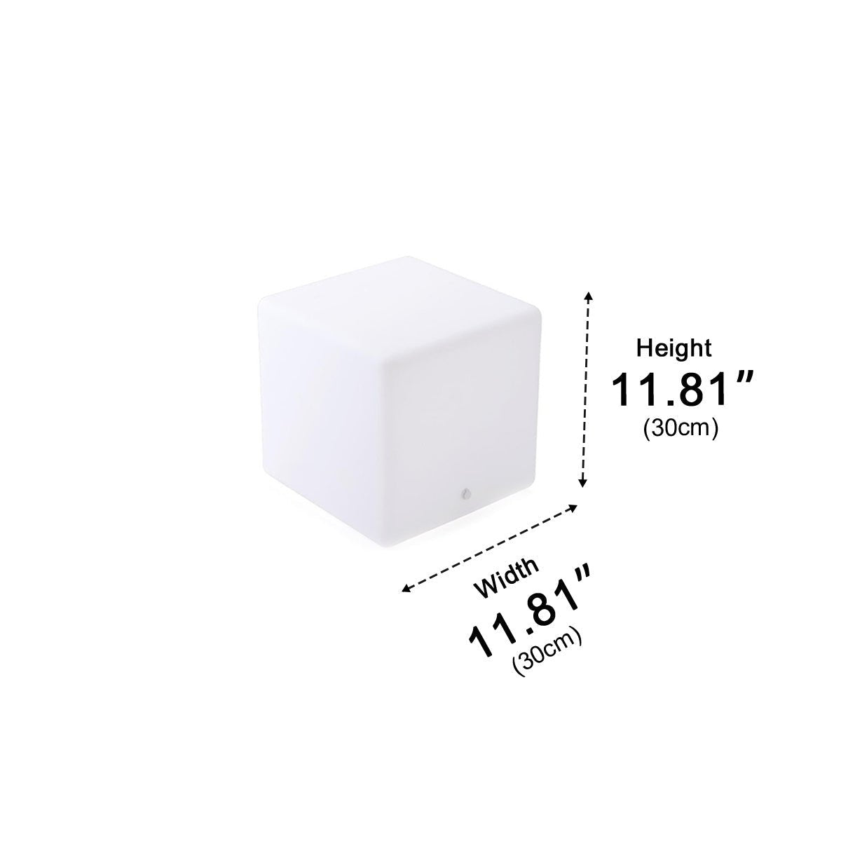 360 ° Modern Minimalist Cube Outdoor Floor Lamp