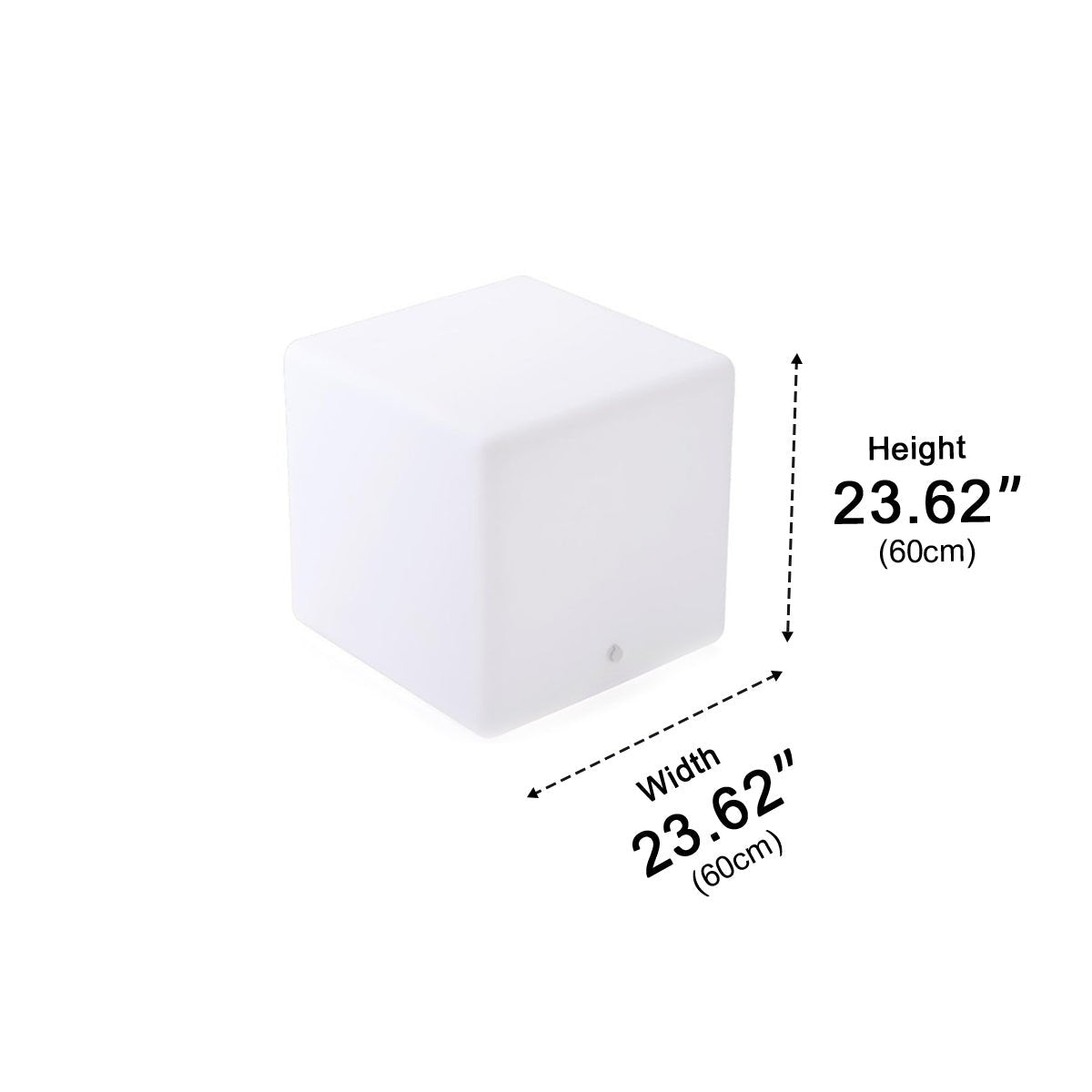 360 ° Modern Minimalist Cube Outdoor Floor Lamp