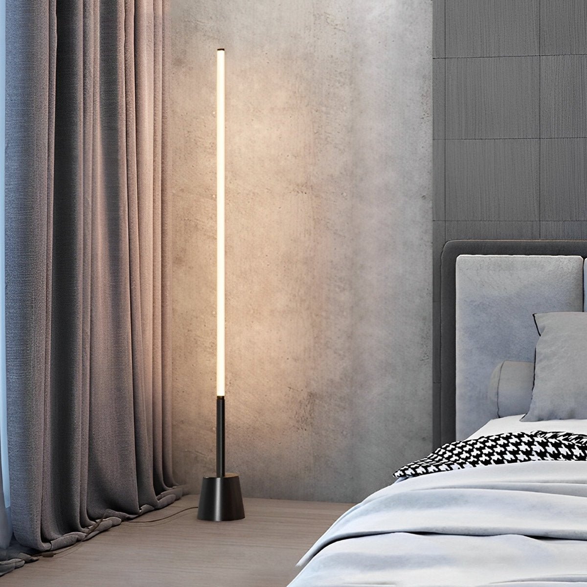 360 ° Modern Minimalist Long Strip LED Floor Lamp - Flare Shack