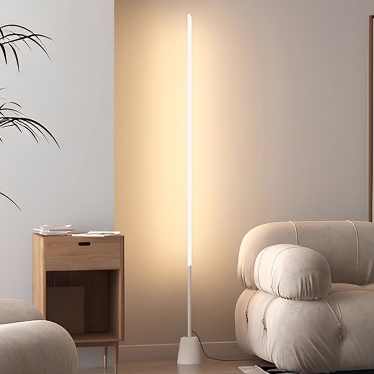 360 ° Modern Minimalist Long Strip LED Floor Lamp - Flare Shack