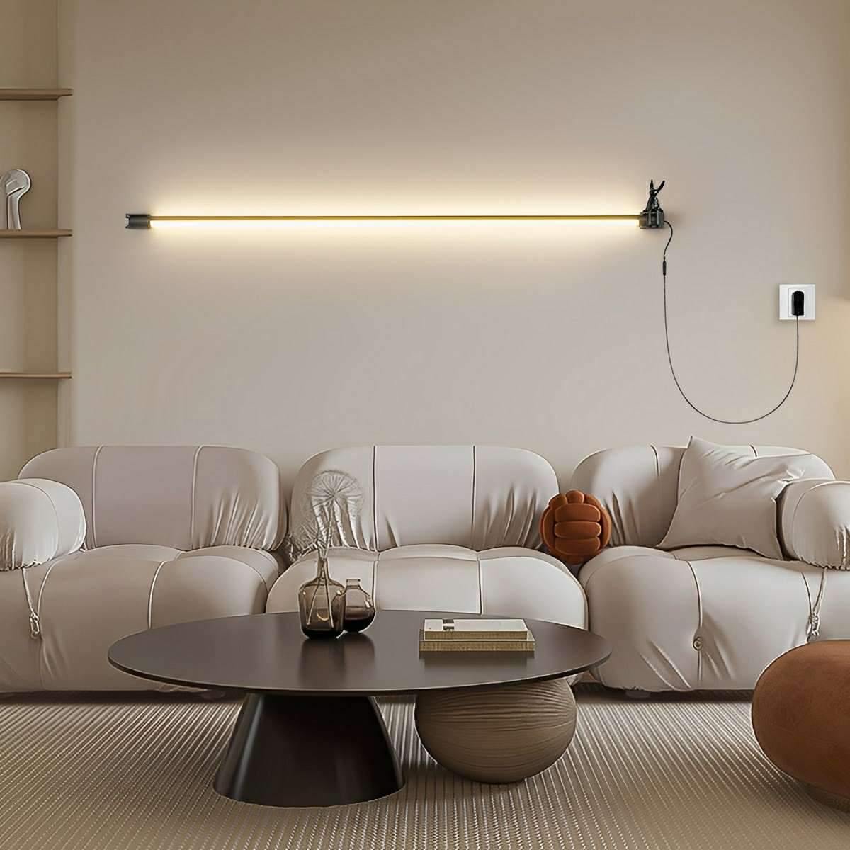 360° Rotatable Modern Minimalist Plug - in LED Long Strip Lights Wall Light - Flare Shack