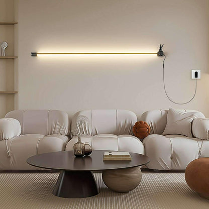 360° Rotatable Modern Minimalist Plug - in LED Long Strip Lights Wall Light - Flare Shack