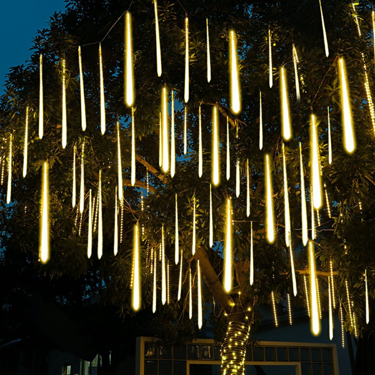360° Solar Waterproof Meteor Showers Dynamic Landscape Tree String Light Decor - Flare Shack