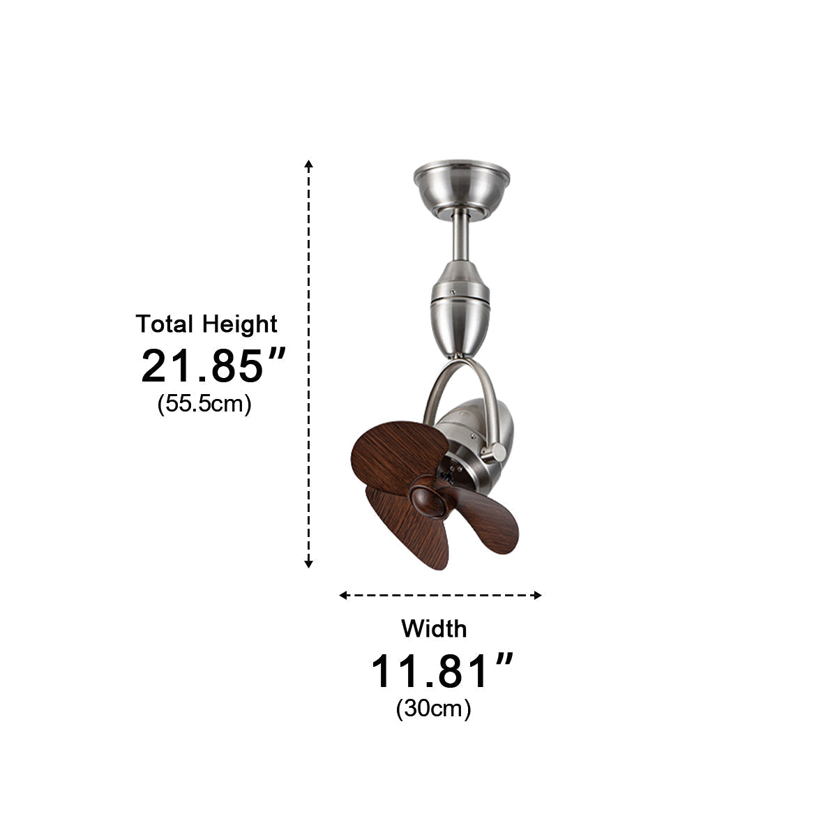 Modern Oscillating Ceiling Fan 3 Blade