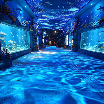 Outdoor Water Wave Projector Light 3D Ripple Effect
