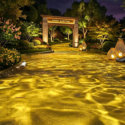Outdoor Water Wave Projector Light 3D Ripple Effect