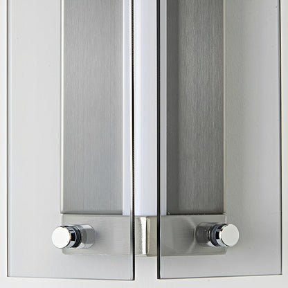 Modern Vertical Glass LED Wall Sconce