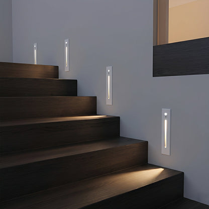 Modern Waterproof White Rectangle LED Waterproof Recessed Stair Lights Step Lights