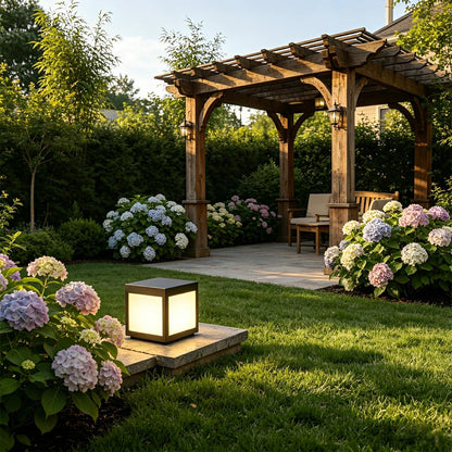 Modern Waterproof LED Fence Outdoor Post Cap Light