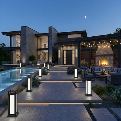 Waterproof Outdoor Post Lights LED Garden Lights Deck Light