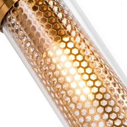 Dimmable Vintage Industrial Cylinder Glass LED Wall Sconces