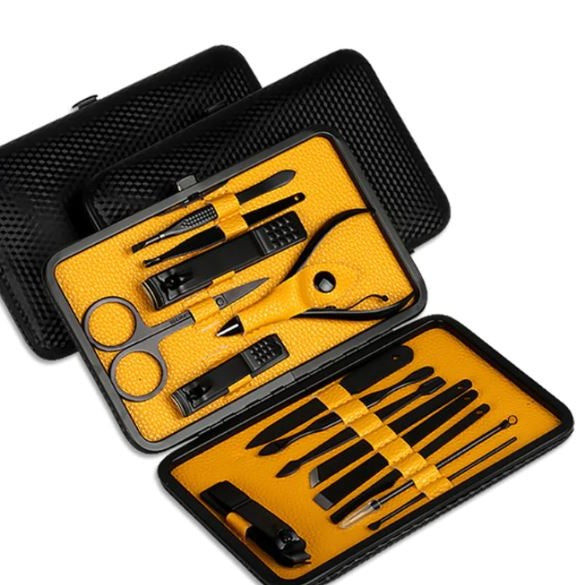 Manicure Set Stainless Steel Professional Nail Kit With Travel Case Holiday Gift 2025