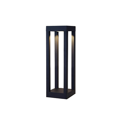 Modern Waterproof Square Column Outdoor LED Bollard Pathway Lights
