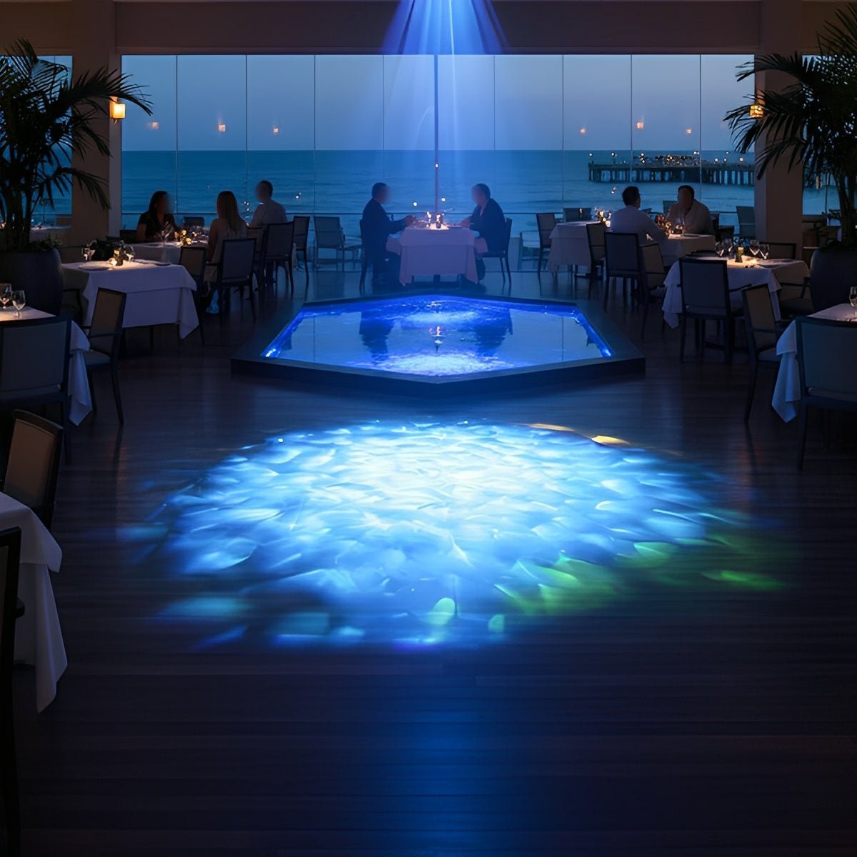 3D Dynamic Ocean Water Waves LED Spot Light Ambient Lighting - Flare Shack