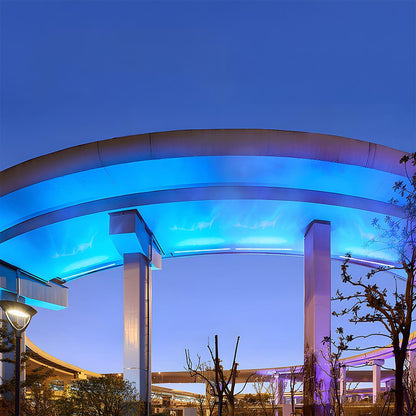 3D Dynamic Wave LED Strip Waterproof Outdoor Wall Washer Lights DC24V 42.91'' - Flare Shack