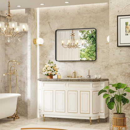 40"×30" Modern Farmhouse Bathroom Vanity Mirror Wall Mirror - Flare Shack