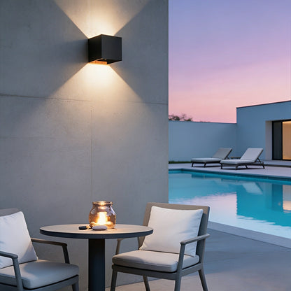 Waterproof Adjustable Up And Down LED Lighting Exterior Porch Lights