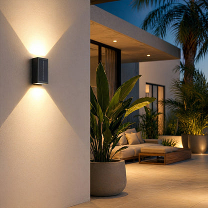 Two Light Effect Optional Waterproof LED Wall Light Sector