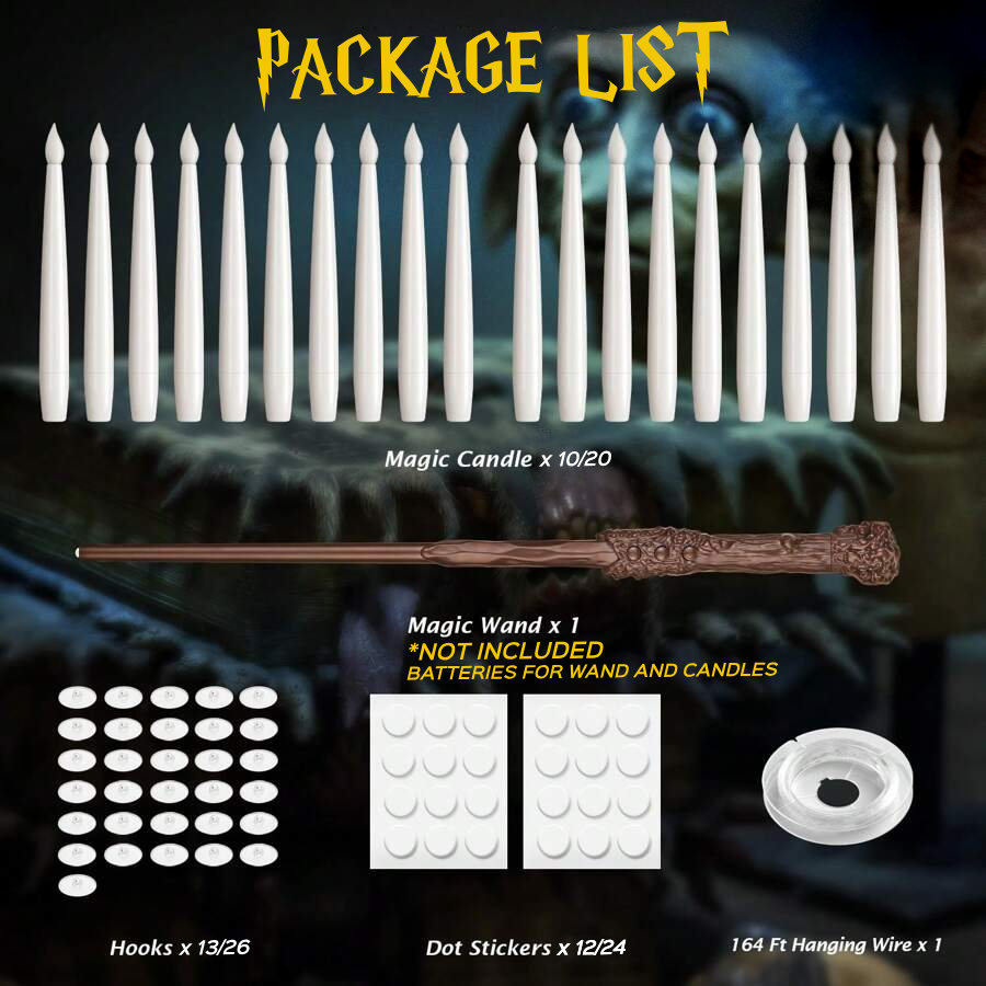 Flare Shack Floating Candles – Turn Any Room into an Enchanted Hall with Flameless LED Lights