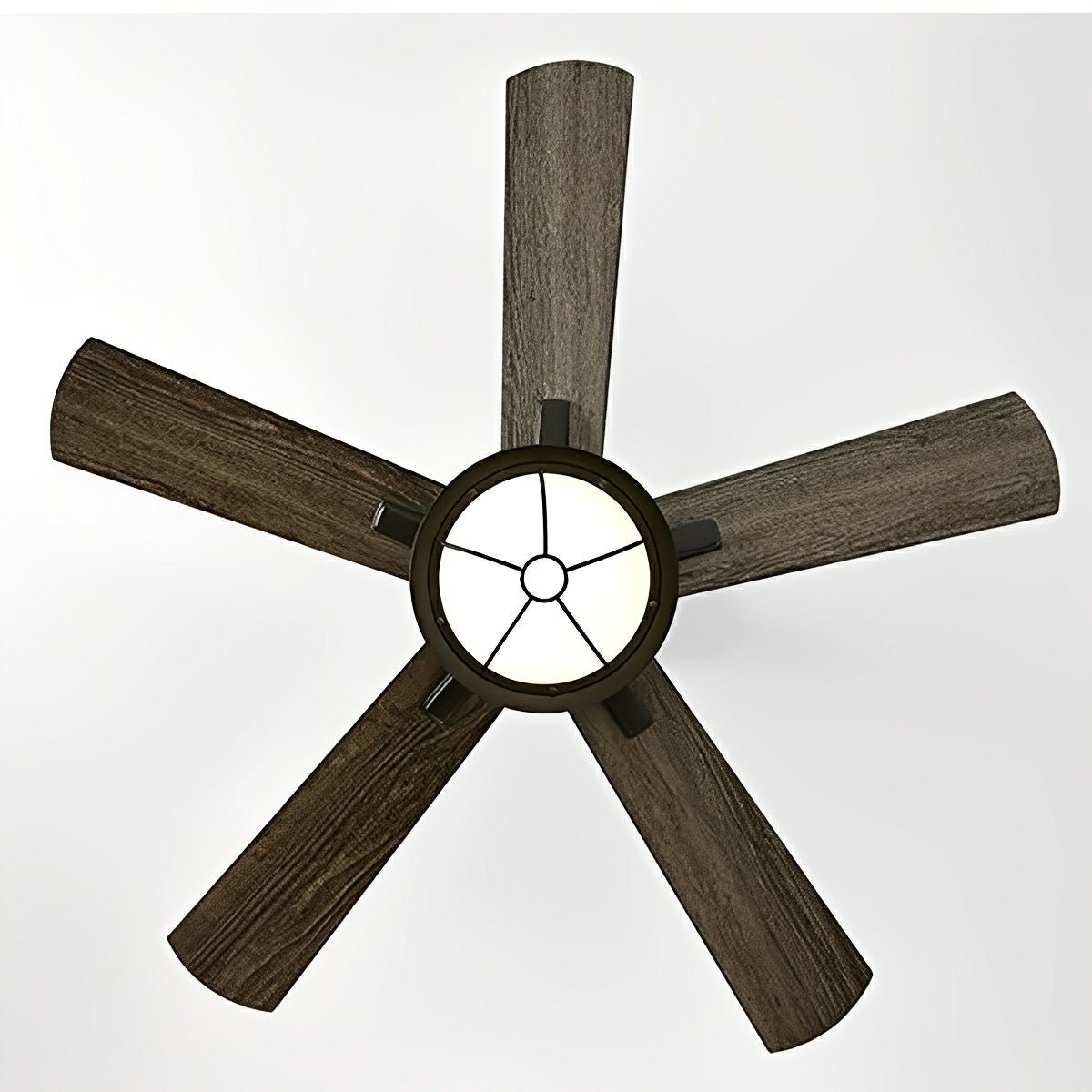 52" Classic Outdoor DC Motor Reverse Ceiling Fan Light