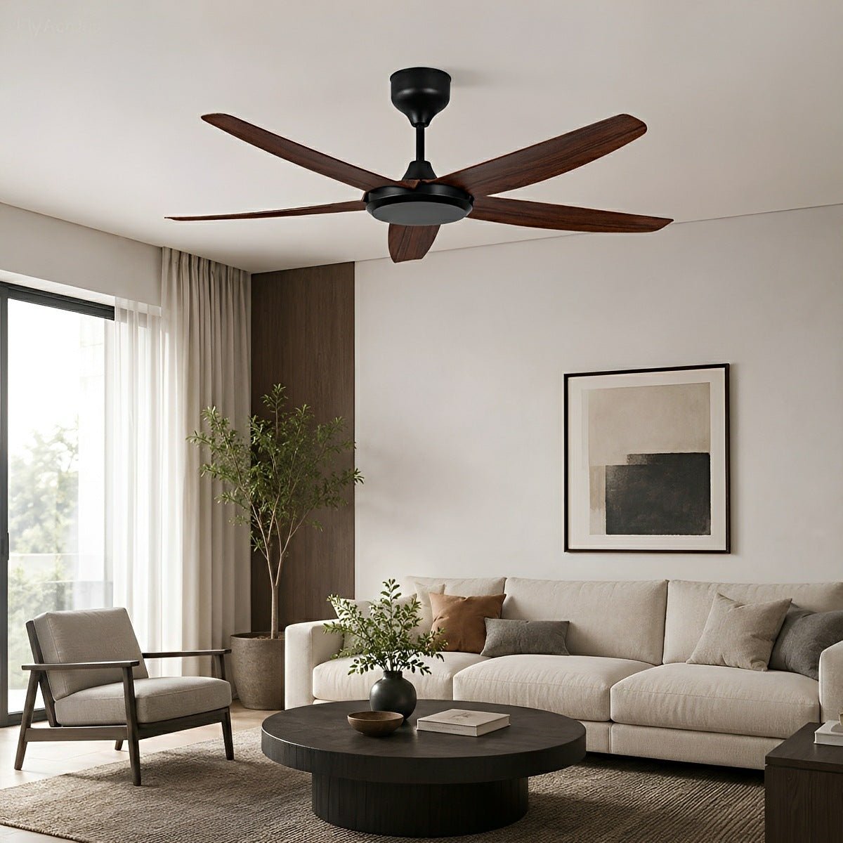 52″ Modern Minimalist Ceiling Fan - Flare Shack