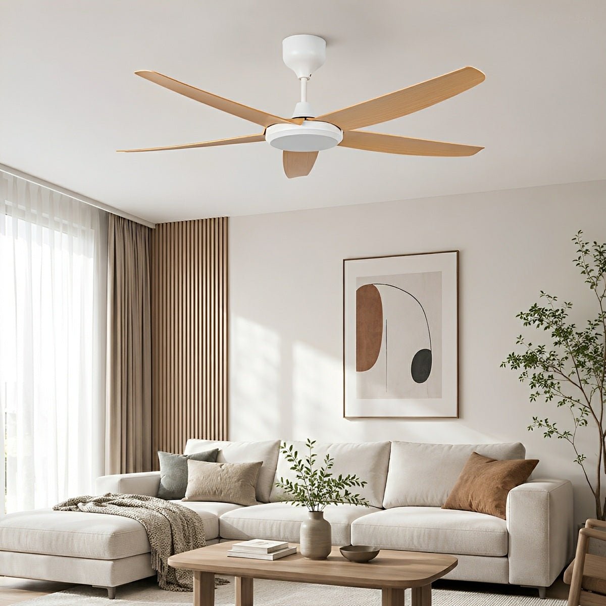 52″ Modern Minimalist Ceiling Fan - Flare Shack
