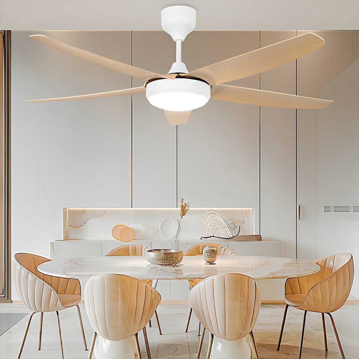 52″ Modern Minimalist Ceiling Fan