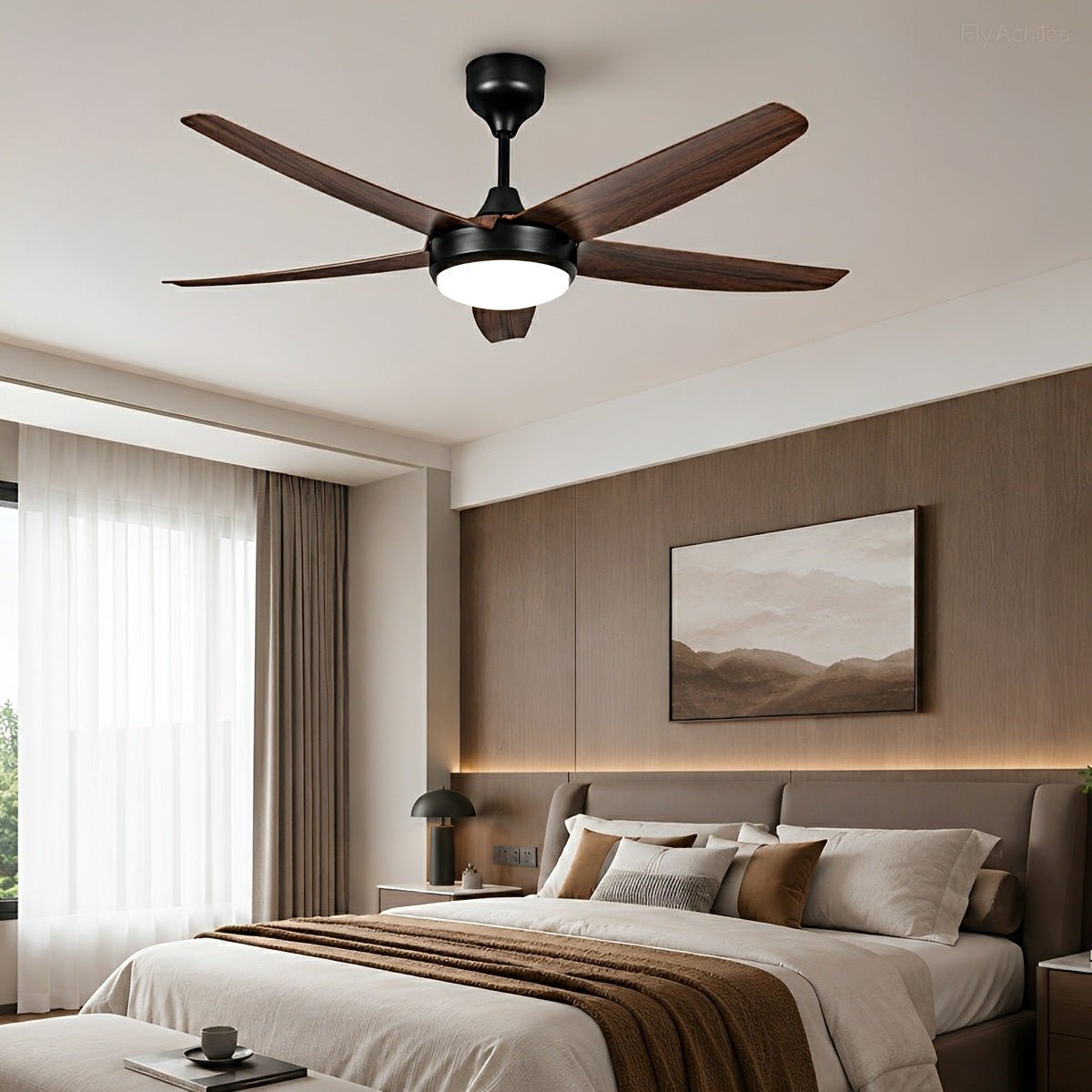 52″ Modern Minimalist Ceiling Fan - Flare Shack