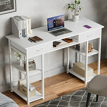 55" Computer Desk with 6 Drawers - for Home Office