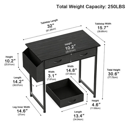 55" Computer Desk with 6 Drawers - for Home Office