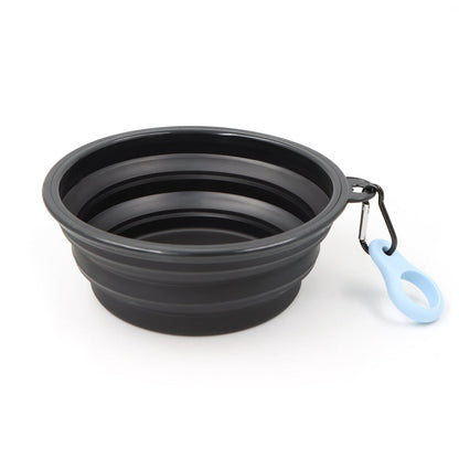 Collapsible Travel Bowl With Clip Silicone Dog Bowl Portable Pet Hydration For Travel 2025 Holiday