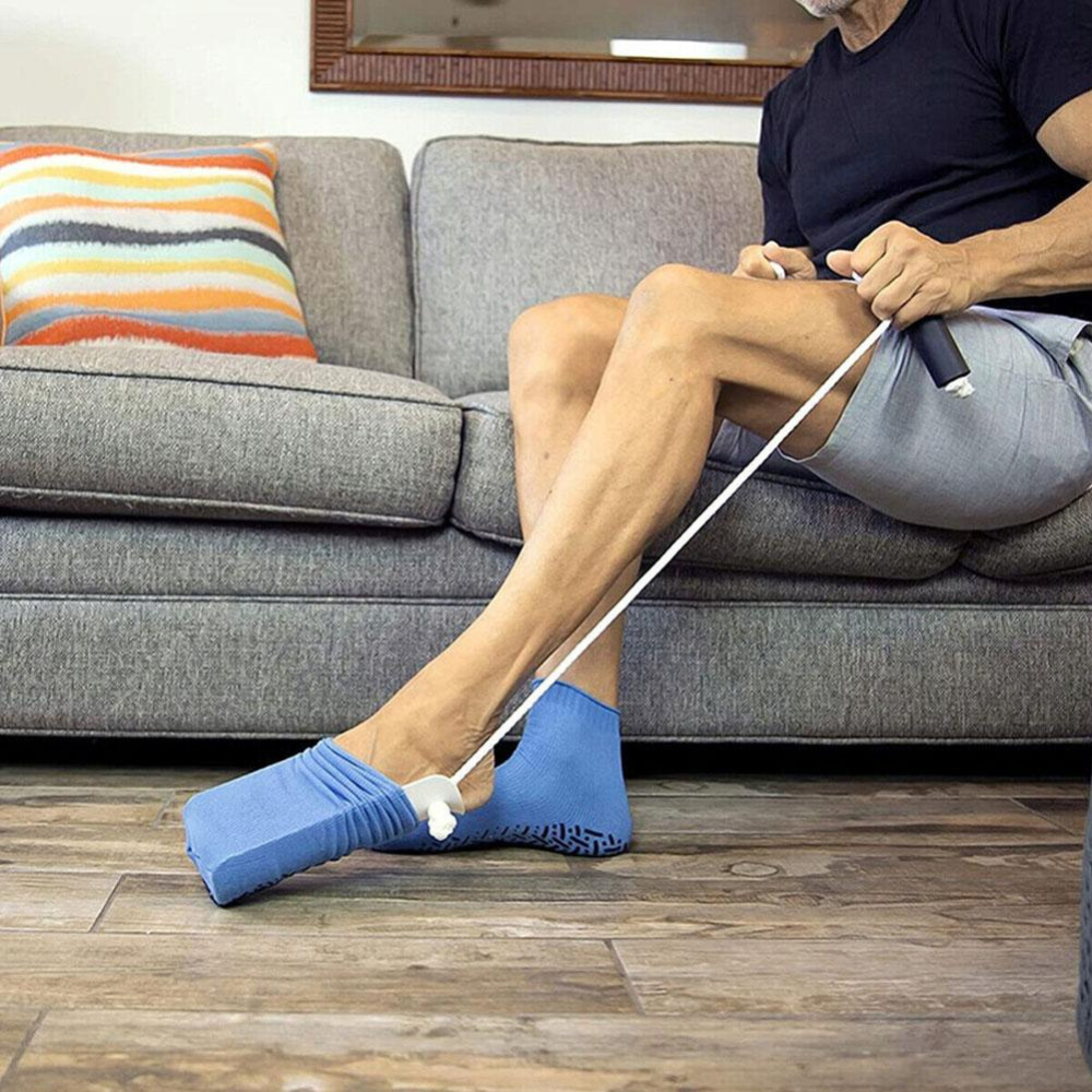 Sock Aid No Bend Dressing Device Lightweight Travel