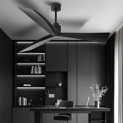 60" Contemporary Architecture Ceiling Fan with 3 Blades
