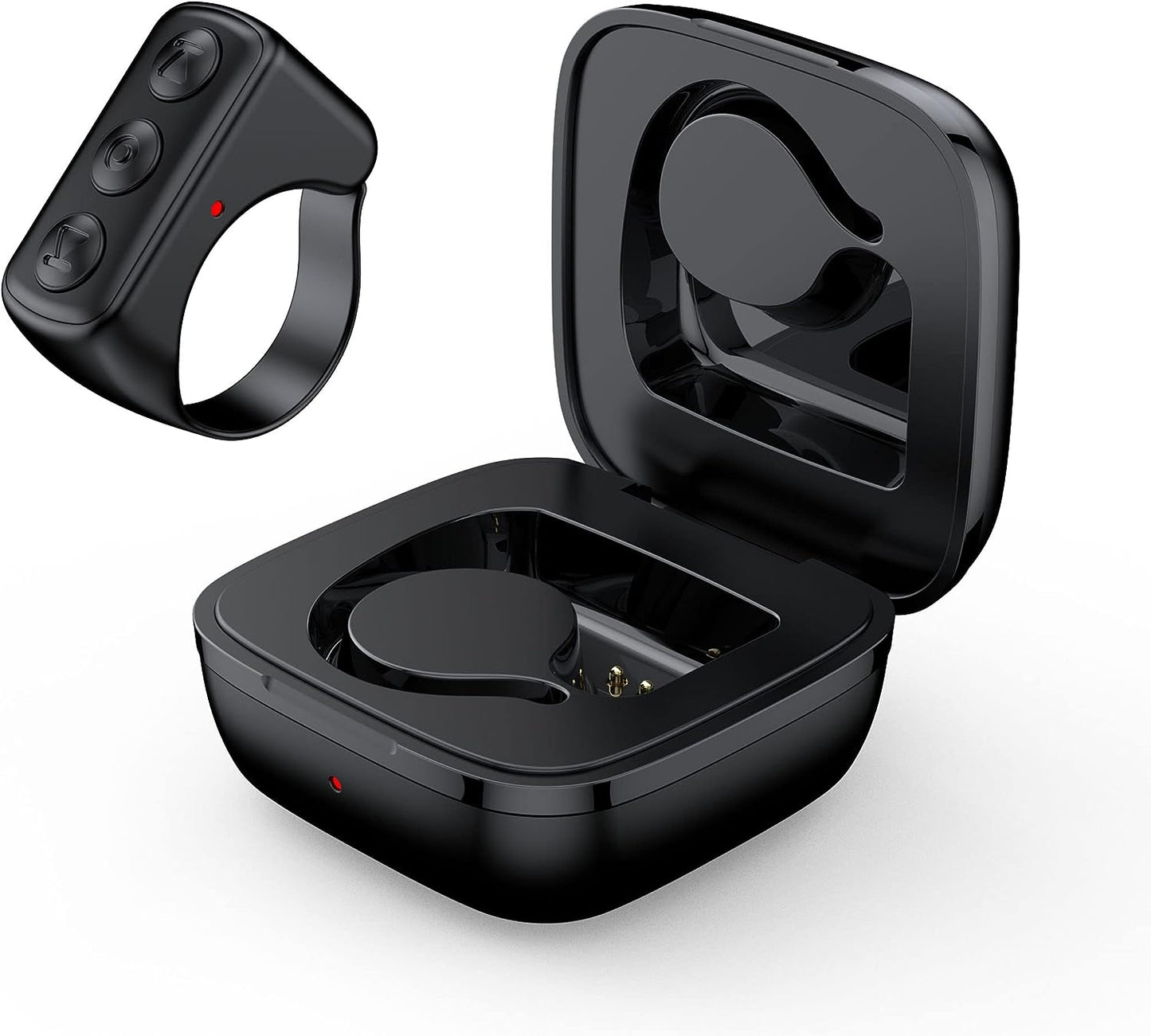 TikTok Ring Remote Control – Wearable Bluetooth Clicker for Scrolling and Play/Pause, 14-Hour Battery Life, Fall 2025