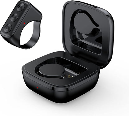 TikTok Ring Remote Control – Wearable Bluetooth Clicker for Scrolling and Play/Pause, 14-Hour Battery Life, Fall 2025