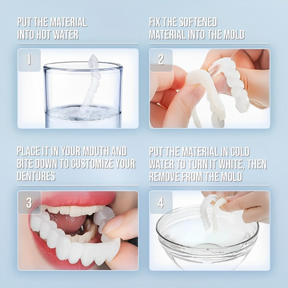Smile Veneers Upper And Lower Instant Cover For All Day