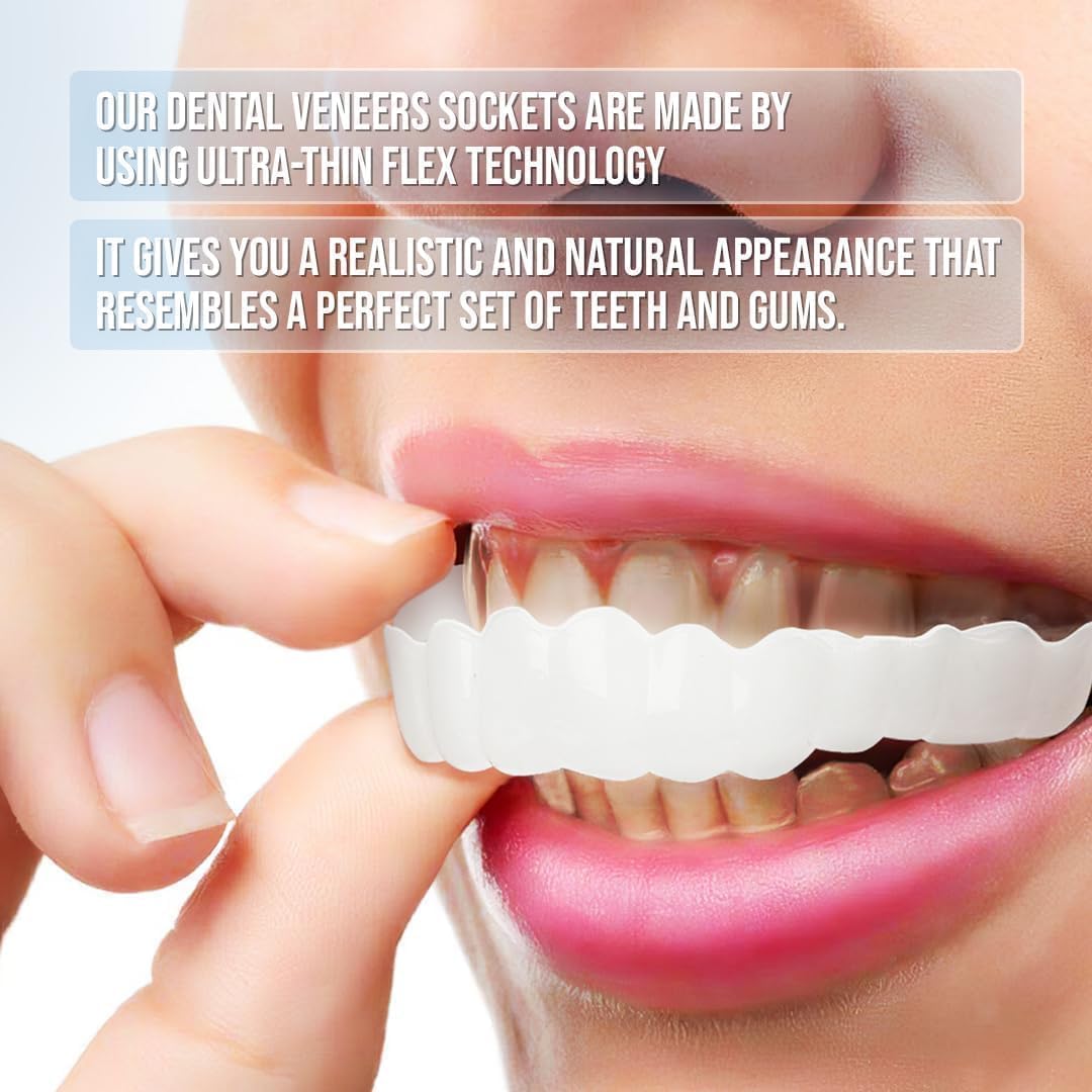 Smile Veneers Upper And Lower Instant Cover For All Day