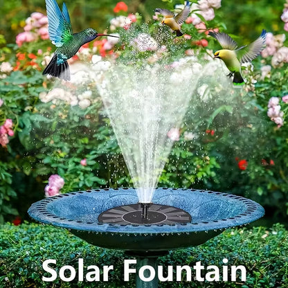 Solar-Powered Floating Fountain Pump for Pond & Garden