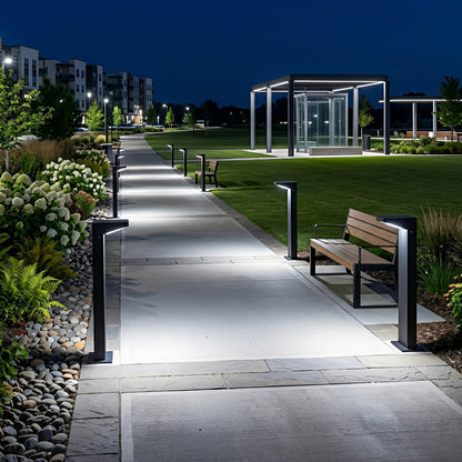 Waterproof Solar Side Standing LED Outdoor Post Lights Pathway Lights