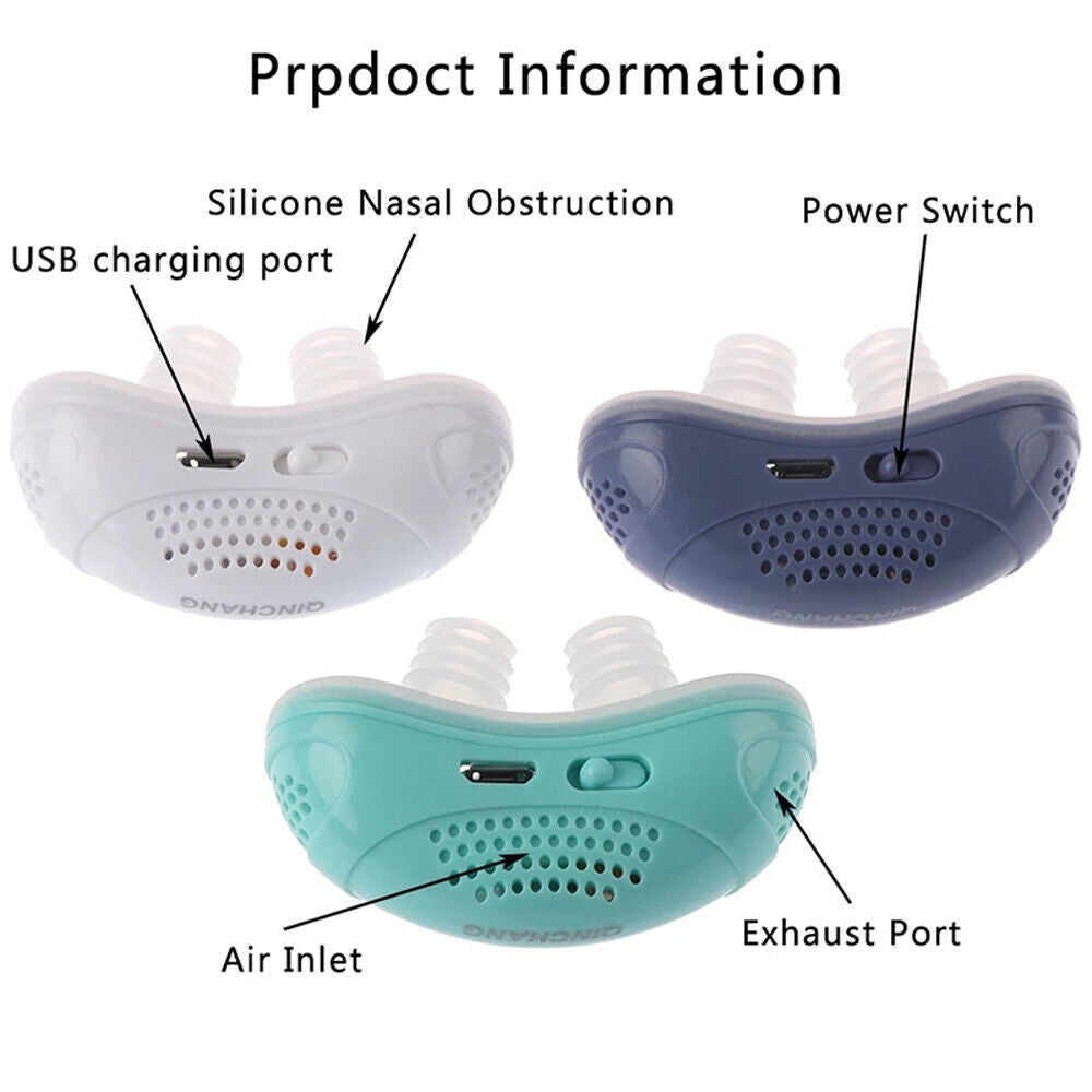 Travel Micro CPAP Alternative Nasal Bud Quiet Sleep Aid