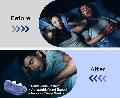 Travel Micro CPAP Alternative Nasal Bud Quiet Sleep Aid