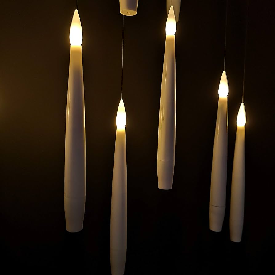 Flare Shack Floating Candles – 2025 Viral Gift Pick – Flameless LED Decor with Wand Remote