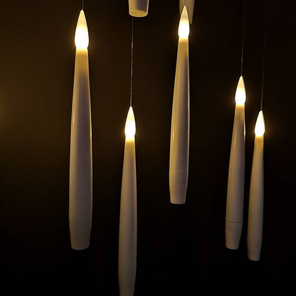 Flare Shack Floating Candles – 2025 Viral Gift Pick – Flameless LED Decor with Wand Remote